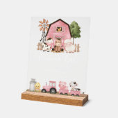 Farm Animals, Cute Animals, Pink Barn, Momosa Bar (Angle)