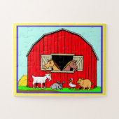 Farm Animals en Barn, 30 stuks kinderpuzzel Legpuzzel (Horizontaal)