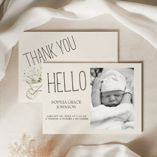 Farm Animals Meadow Friends Baby aangekondigd Kaart