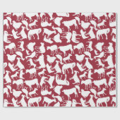 Farm Animals Patroon Cadeaupapier (Vlak)