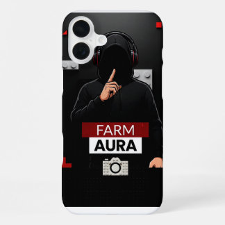 “Farm Aura” cell phone case iPhone 16 Plus Hoesje