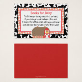 Farm Barnyard Animaux Baby shower Livres Pour Bébé (Devant & derrière)