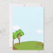 Farm Barnyard Baby Shower Bedankkaart (Achterkant)