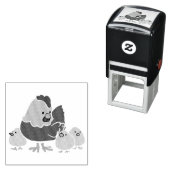 Farm Chicks Automatic Stamp Zelfinktende Stempel (In situ)