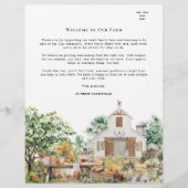 Farm CSA Welcome | Small Homestead Flyer (Voorkant)