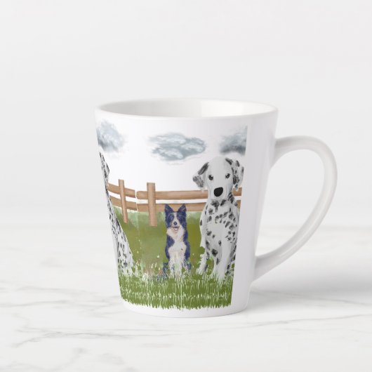 Farm Dog Duo Mug – Rustic Animal Art (Droite)