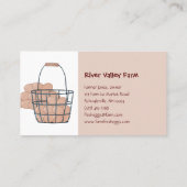 Farm Eggs Visitekaartje (Achterkant)