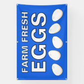 Farm Fresh Eggs Banner (Verticaal)