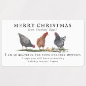 Farm Fresh Eggs | Monogram Egg Carton Labels (Design 1)