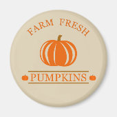 Farm fresh pumpkins magneet (Voorkant)