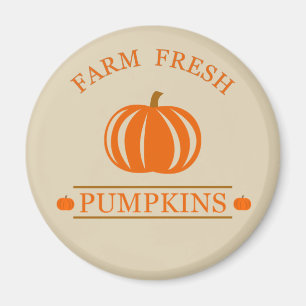 Farm fresh pumpkins magneet