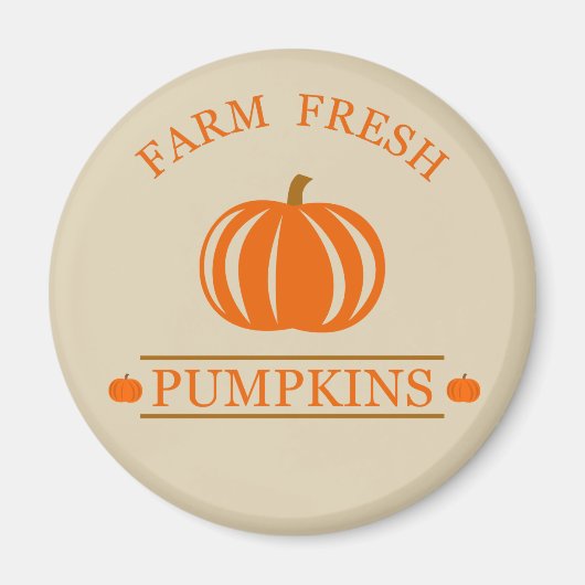 Farm fresh pumpkins magneet (Voorkant)
