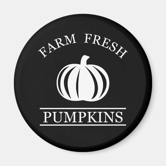 Farm fresh pumpkins magneet (Voorkant)