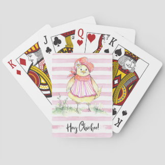 Farm Girl Artistry Hey Chickie Playing Cards Pokerkaarten
