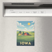 Farm in Iowa Travel Magneet (Insitu (Vaatwasser))