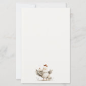 Farm Mum Baby Chick Advice For Mum Baby Shower (Achterkant)