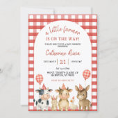 Farm Party Baby Shower Invitation (Devant)