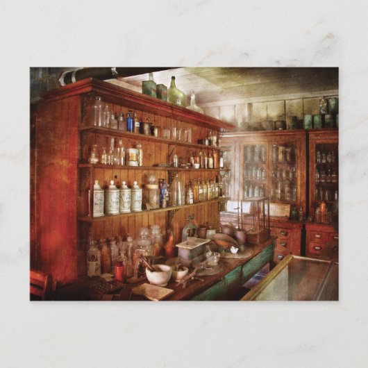 Farmaceuticus - Achter de schermen Briefkaart (Voorkant)