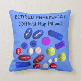 Farmaceuticus in ruste "Officiële Nap Pillow" Kussen