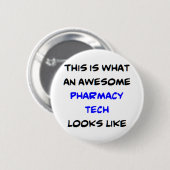 farmaceutisch, geweldige ronde button 5,7 cm (Voorkant /achterkant)