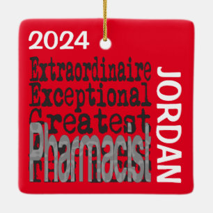 Farmaceutisch specialist CUSTOM Keramisch Ornament