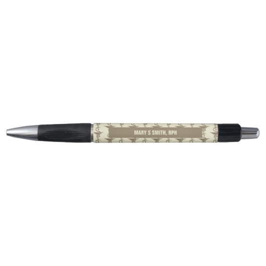 Farmaceutisch symbool Caduceus Pattern Pen (Voorkant)