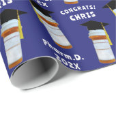 Farmaceutische Afstuderen Cadeaupapier (Rol Hoek)
