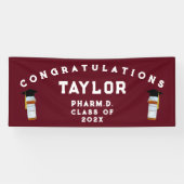 Farmaceutische Afstuderen Spandoek (Horizontaal)