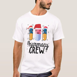 Farmaceutische bemanning. Kerstapotheek T-shirt