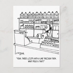 Farmaceutische Cartoon 3109 Briefkaart