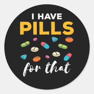 Farmaceutische farmaceutische techniek waarvoor ik ronde sticker