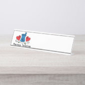 Farmaceutische technicus bureau naambordje (Voorkant)