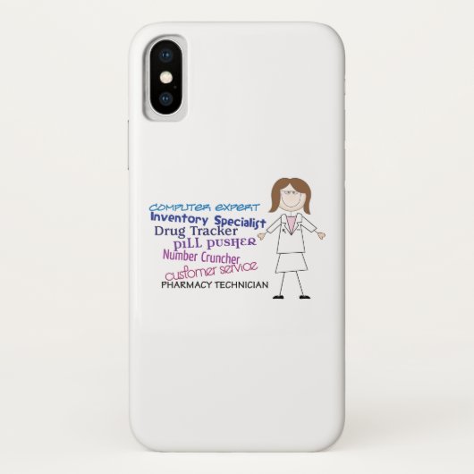 Farmaceutische technicus Case-Mate iPhone case (Achterkant)