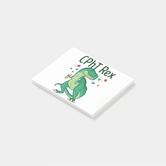 Farmaceutische technicus Tech CPhT Rex Post-it® Notes (Schuin)