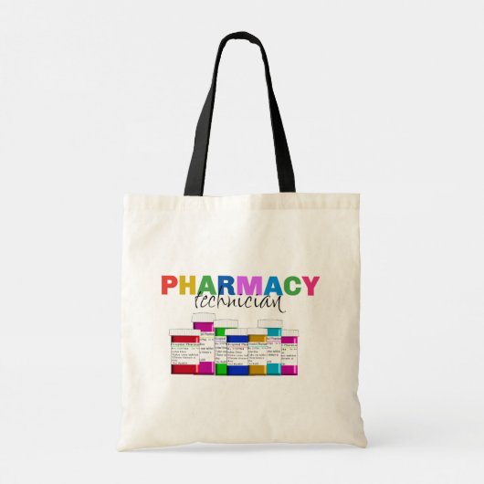 Farmaceutische technicus tote bag (Achterkant)