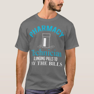 Farmaceutische technicus TPpharmacoloog betaalt de T-shirt