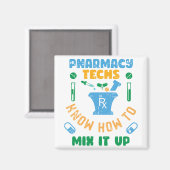 Farmaceutische technieken weten hoe ze moeten word magneet (Voorkant / Achterkant)