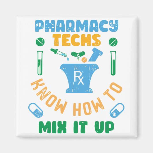 Farmaceutische technieken weten hoe ze moeten word magneet (Voorkant)