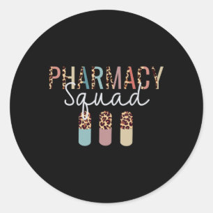 Farmaceutische verpakking met luipaard afdruk voor ronde sticker