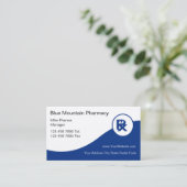 Farmaceutische Visitekaartjes (Staand voorkant)