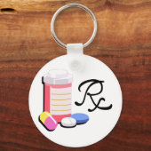 Farmaceutische vorm sleutelhanger (Voorkant)