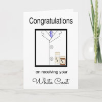 Farmaceutische Witte Jas Gefeliciteerd Kaart