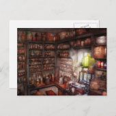 Farmacie - Apparatuur - Studie van Merlin Briefkaart (Voorkant / Achterkant)