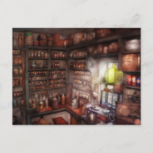 Farmacie - Apparatuur - Studie van Merlin Briefkaart