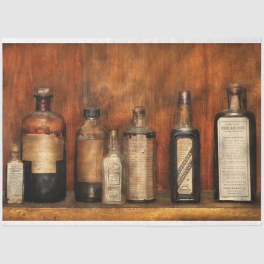 Farmacie - bloedbitters in Burdock Tissuepapier (Voorkant)