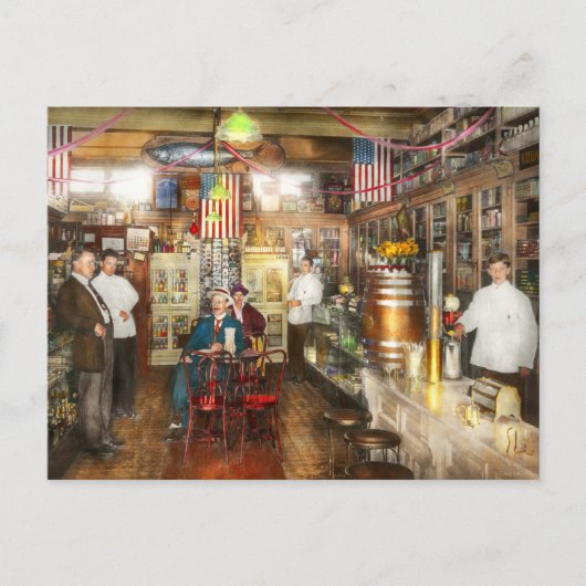 Farmacie - Collins Pharmacy 1915 Briefkaart (Voorkant)