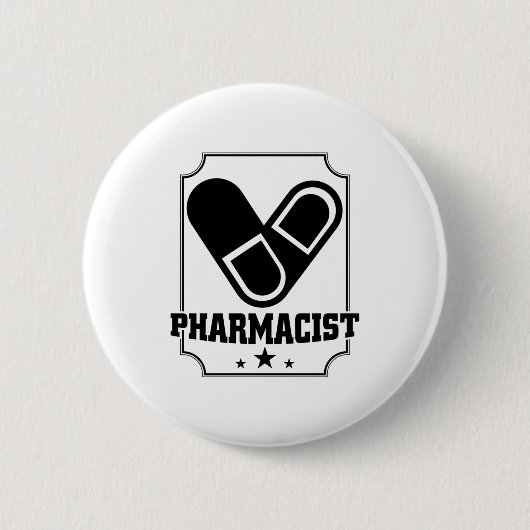 Farmacischer Pharmacist Pharmacy Profession Gift Ronde Button 5,7 Cm (Voorkant)