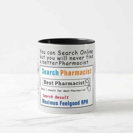 Farmacist Funny Best Search Mok (Midden)