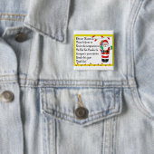 Farmacist Funny kerstcadeautjes Vierkante Button 5,1 Cm (In situ)