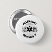 Farmacist Pharmaceuticals Pharmacy Gift Ideas Ronde Button 5,7 Cm (Voorkant /achterkant)